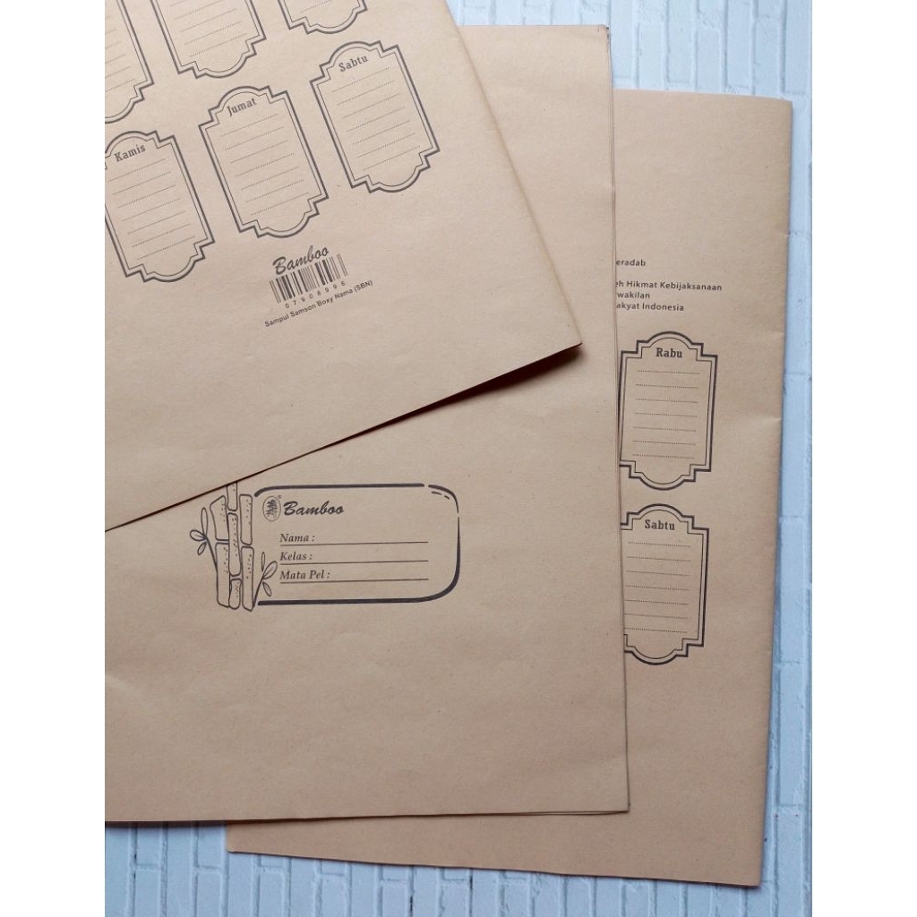 

20LEMBAR SAMPUL SAMSON BOXY NAMA/ SAMPUL SAMSON NAMA/MEREK BAMBOO