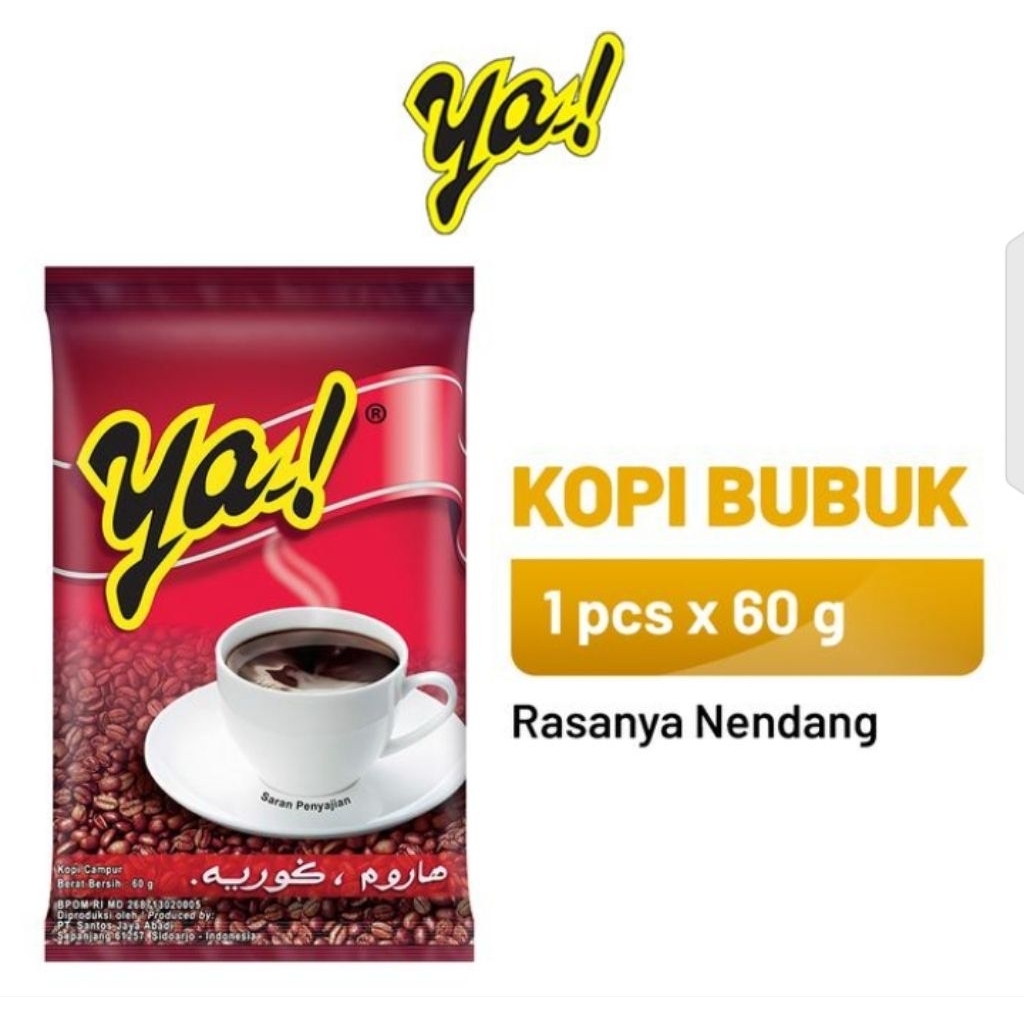 

Ya Kopi Merah 1 pcs ( 1 x 60 gr)