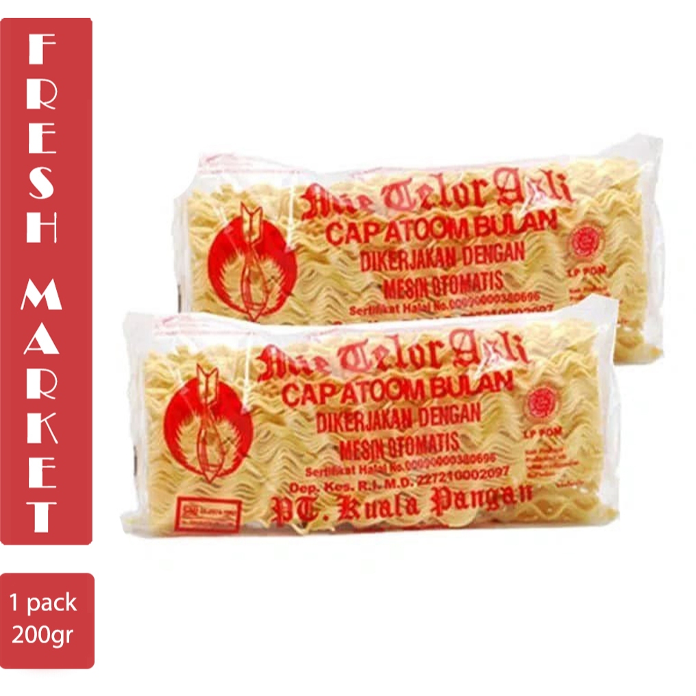 

Mie Telur Cap Atom Bulan 200gr pengiriman instan