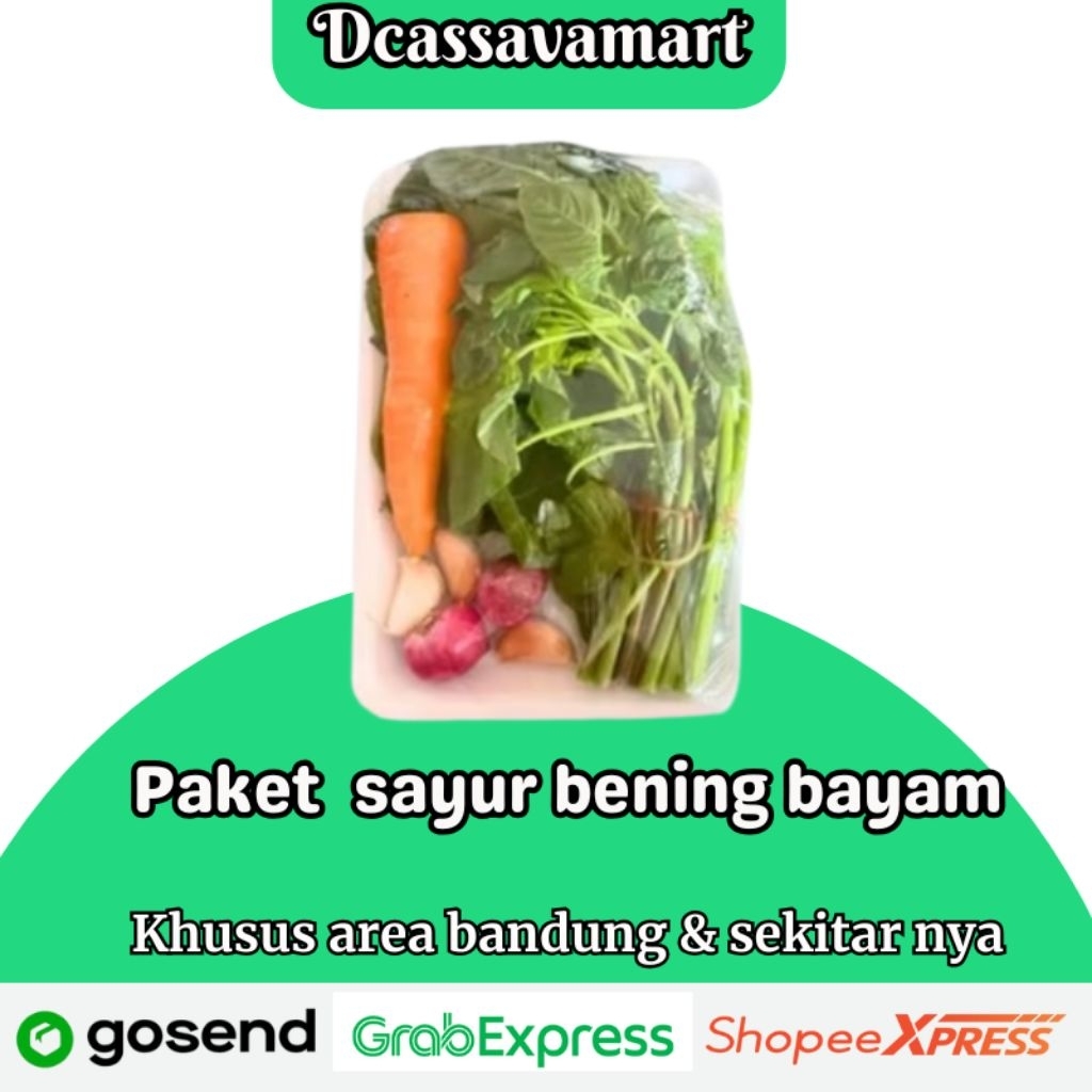 

Paket Sayur Bening Bayam - paket express 1 jam sampai