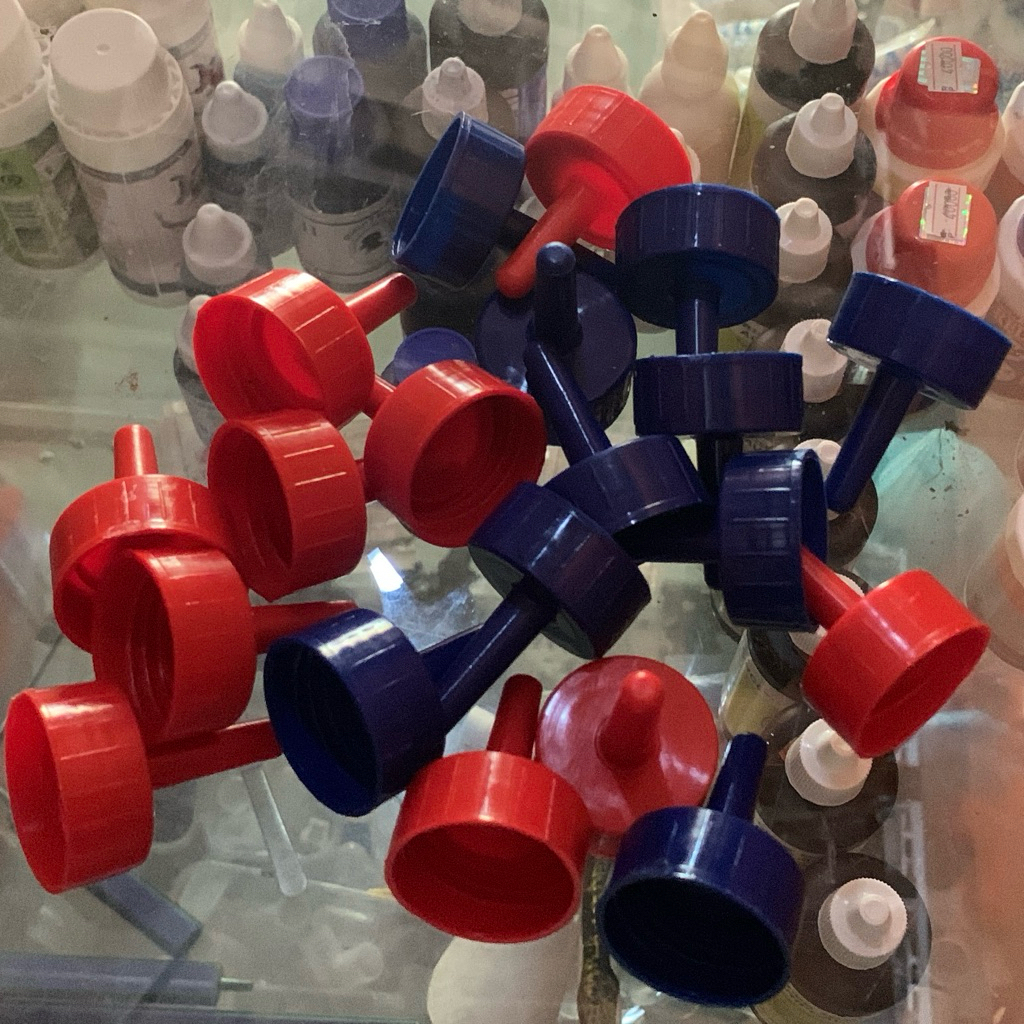 Tutup Botol Kultur Penetasan Artemia (Tutup Corong/Lancip Cocok Untuk Botol Aqua & lemineral