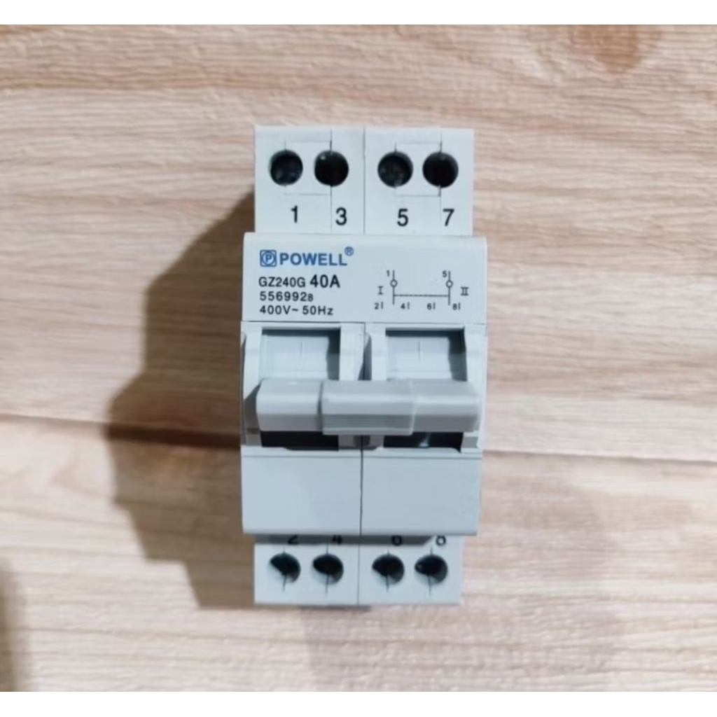 Mcb 2 Phase 40 Ampere powell Ohm Saklar 2 Pass 40 A