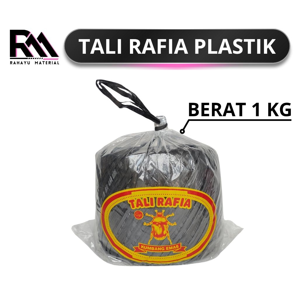 

Tali rapia besar Rafia plastik ikat 1 kg besar