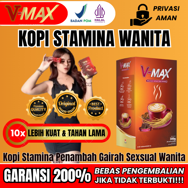 

Kopi V-MAX Original - Kopi Penambah Stamina Wanita Rasa Coklat Kopi Stamina Wanita