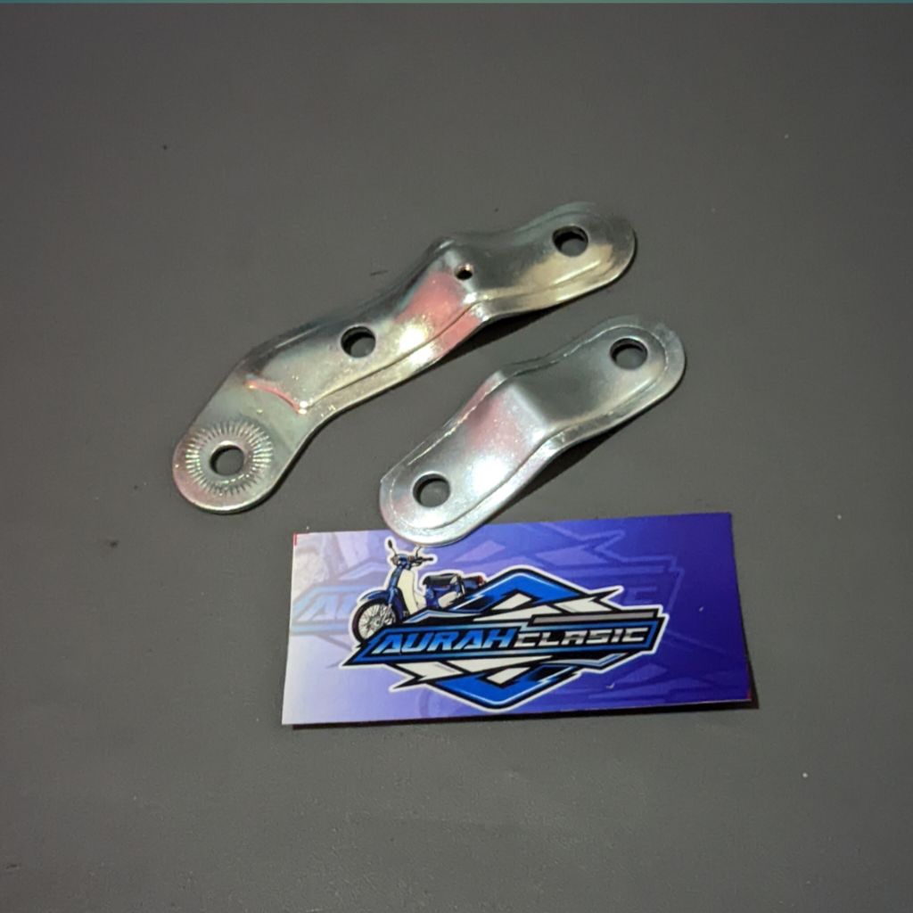 Plat dudukan dinamo sepeda ontel onthel