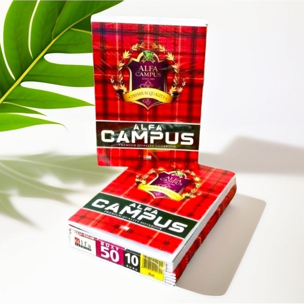 

[TERLARIS] Buku Tulis Alfa Campus Boxy 50 Lembar – Kertas Tebal,Desain Kekinian!