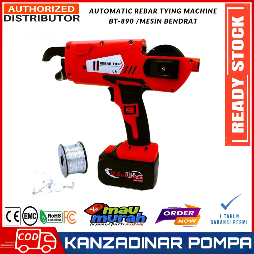 AUTOMATIC REBAR TYING MACHINE BT-890 /MESIN BENDRAT