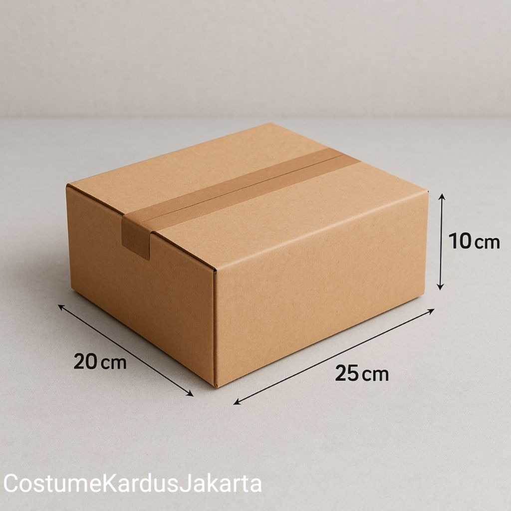

Kardus Packing Ukuran 25 x 20 x 10 Polos luar Dalam