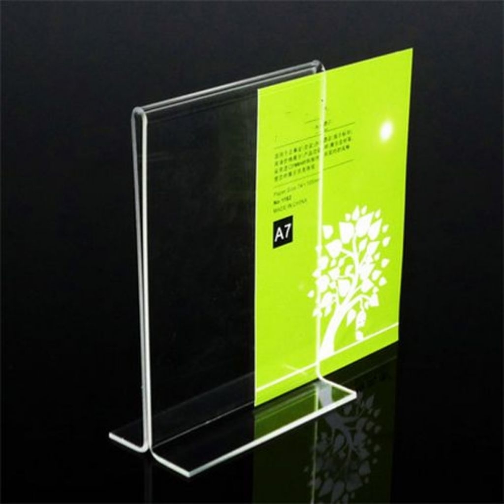 

Akrilik Bening Stand Sign Holder Custom