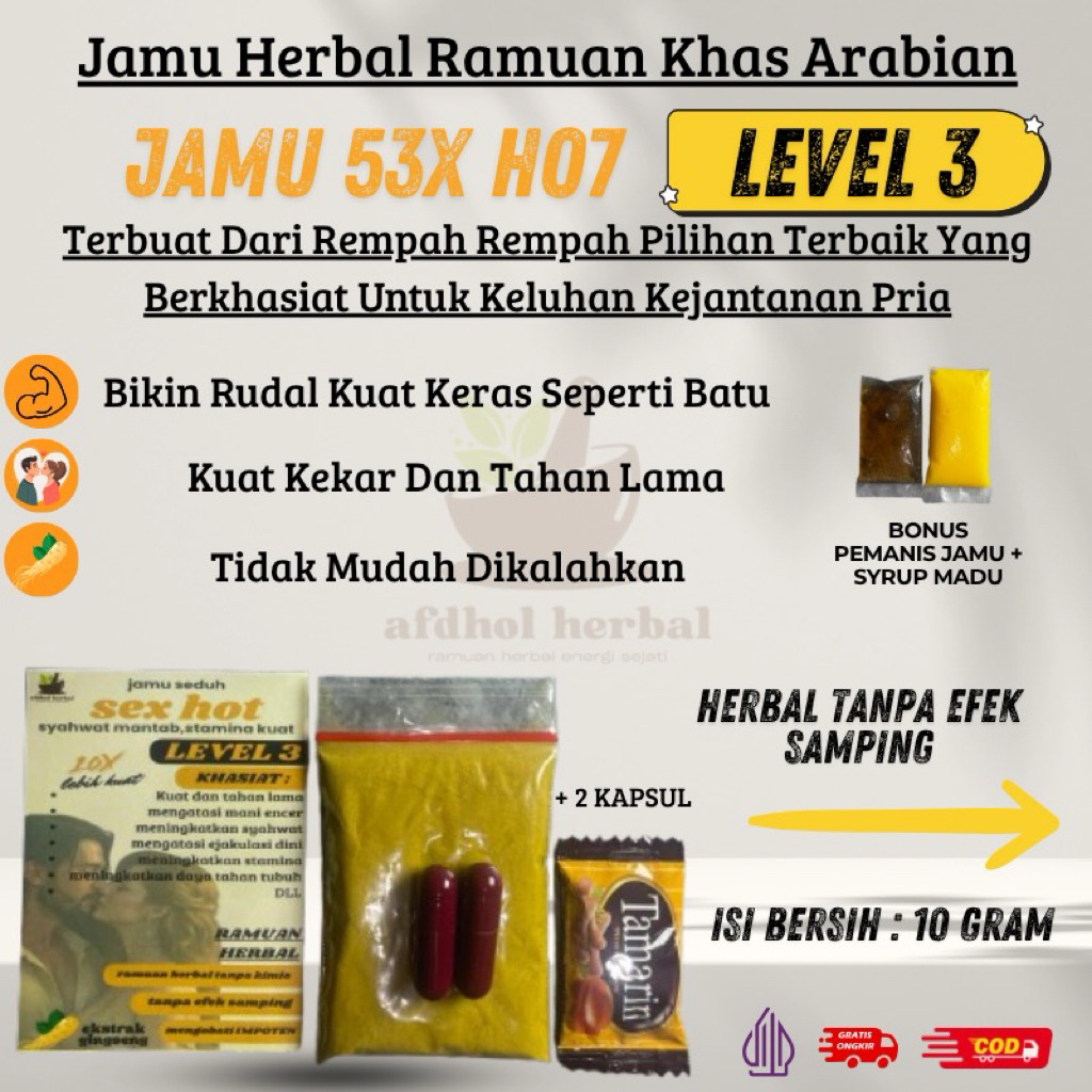 

Jamu Kuat Perkasa Seduh Komplit Level 3