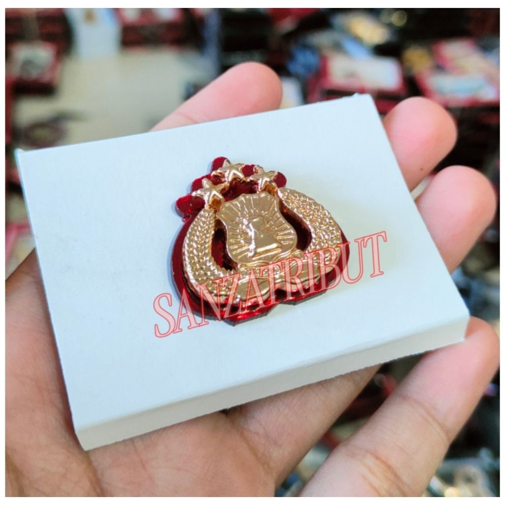 Pin Tribrata Polri Kecil Terbaru