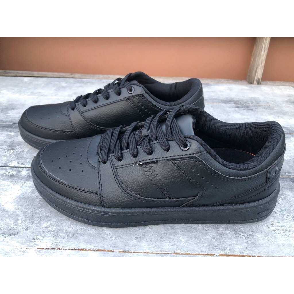 Sepatu Original Aerostreet Hoops Low All Black Sepatu Sneakers Aerostreet Casual Aerostreet sepatu a