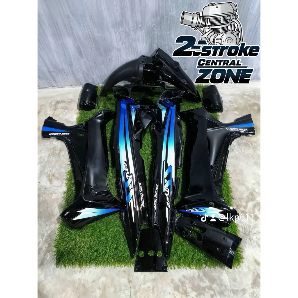 cofer full body halus fiz r hitam sstwo set striping custom