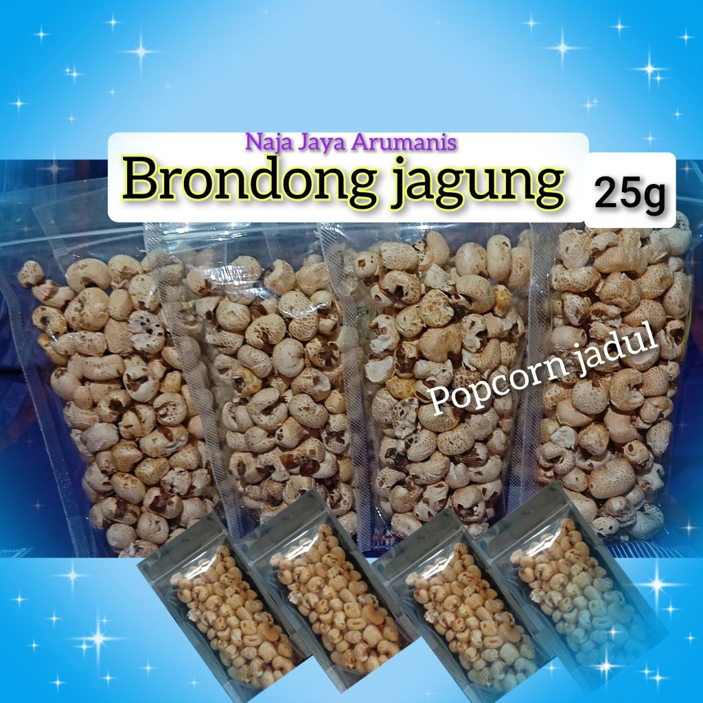 

brondong jagung 25g standing pouch free kardus