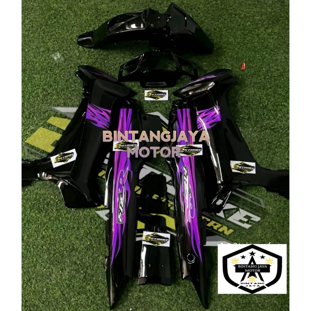 body fizr fullset hitam decal hitam ss two fullset body halus fizr