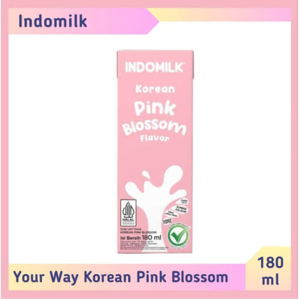 

INDOMILK SEOUL UHT RASA PINK BLOSSOM 180ML