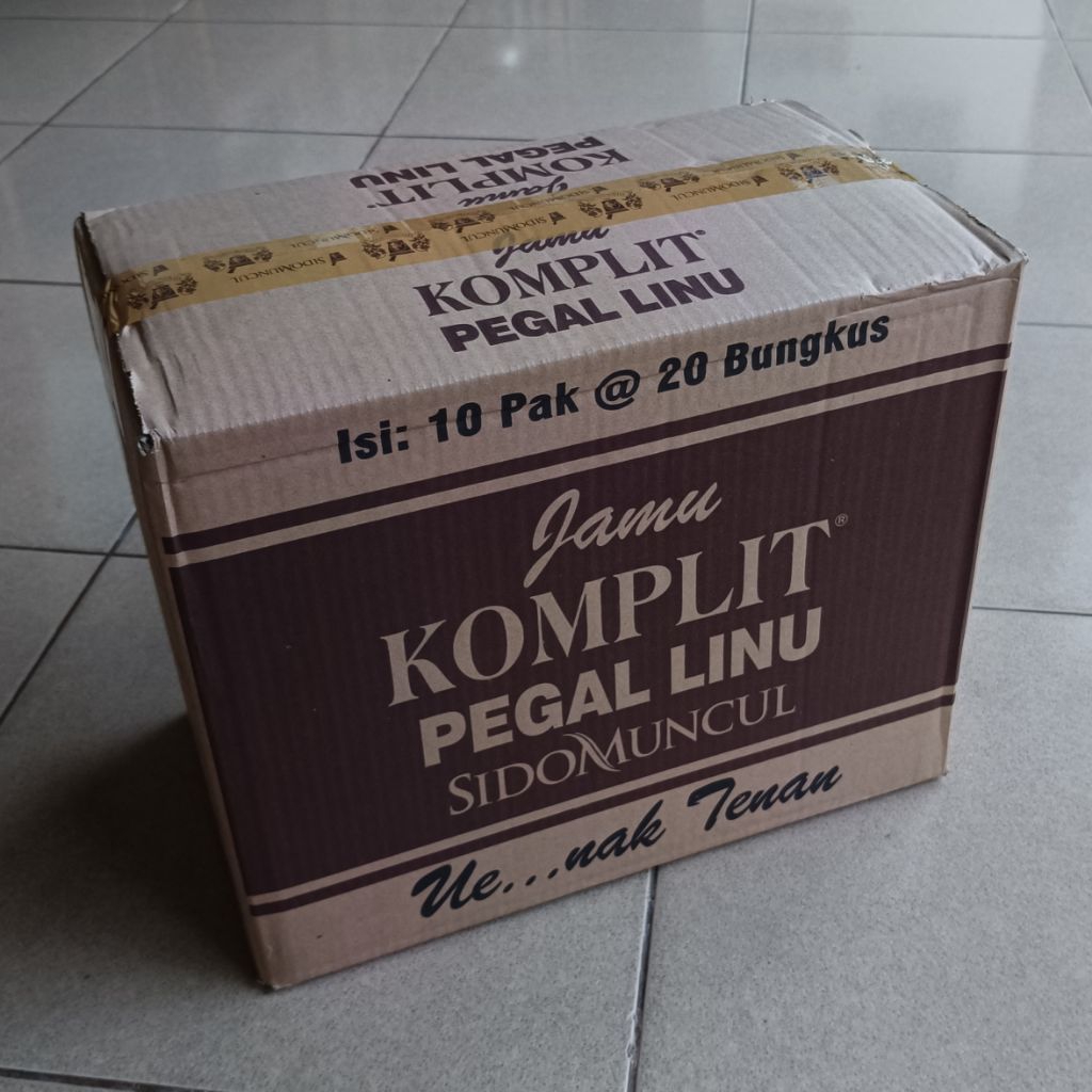 

Jamu Komplit Pegal Linu Sidomuncul isi 10 Pak - JKPL - Jamu Komplit Pegelinu