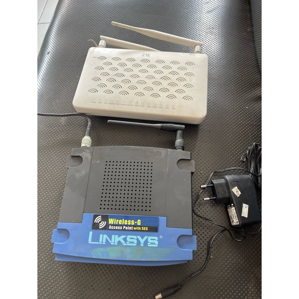 Router ZTE & AP Cisco-Linkys