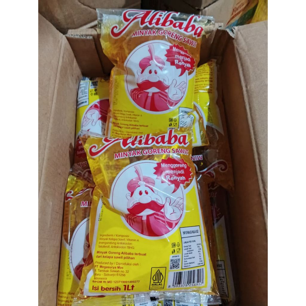 

minyak goreng ALIBABA Kemasan 1 liter