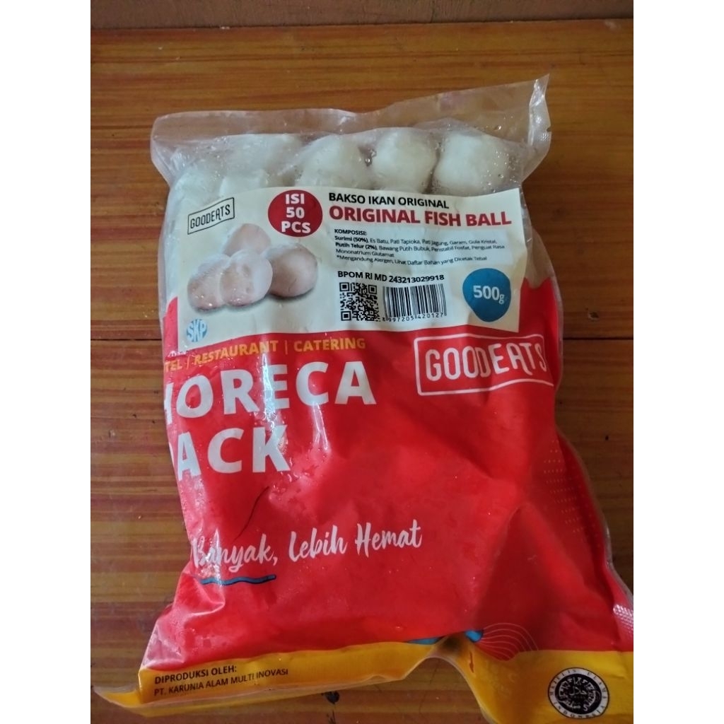 

bakso ikan horeca isi 50 pcs
