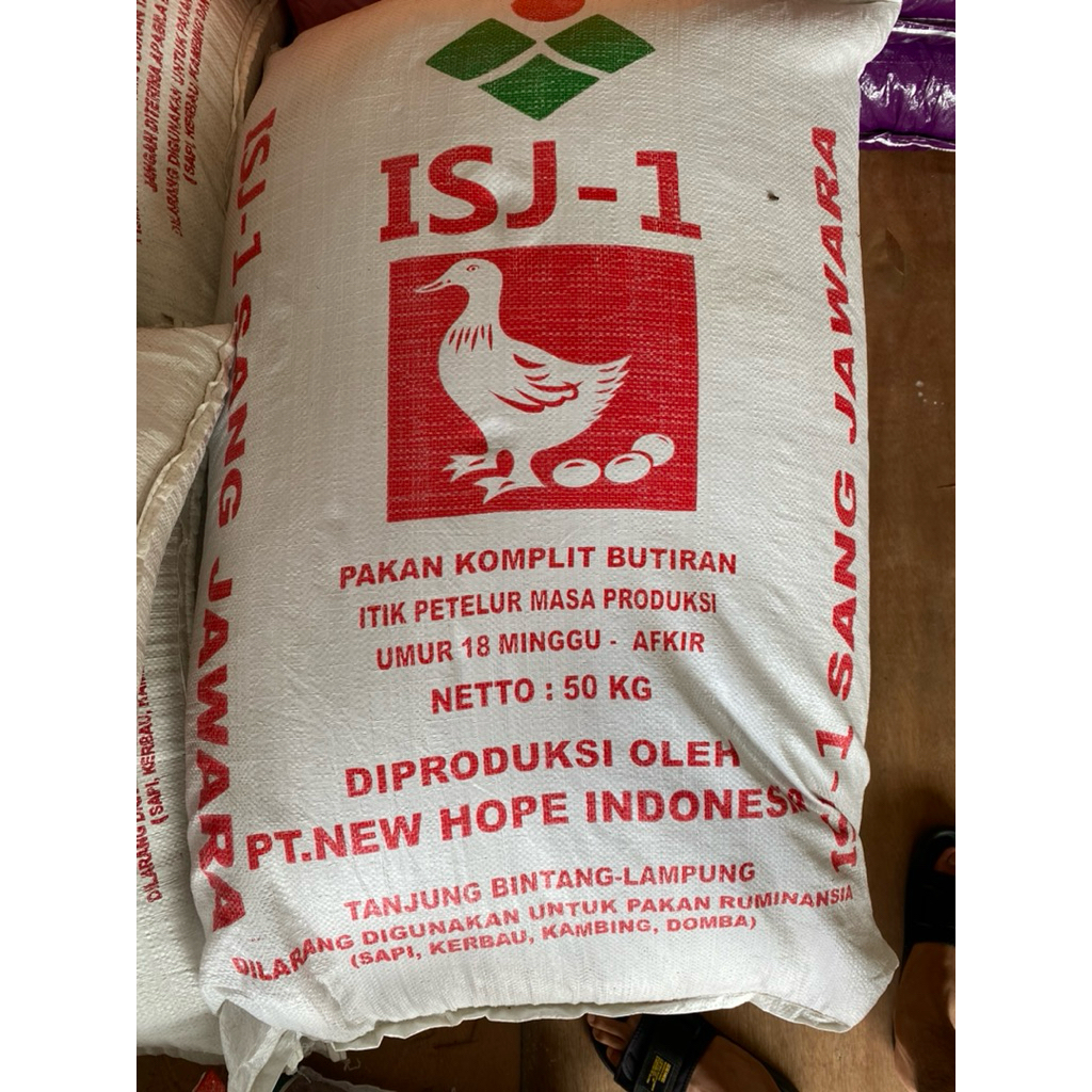 Pakan Bebek JAWARA ISJ-1 New Hoop | Repack ecer 1 KG
