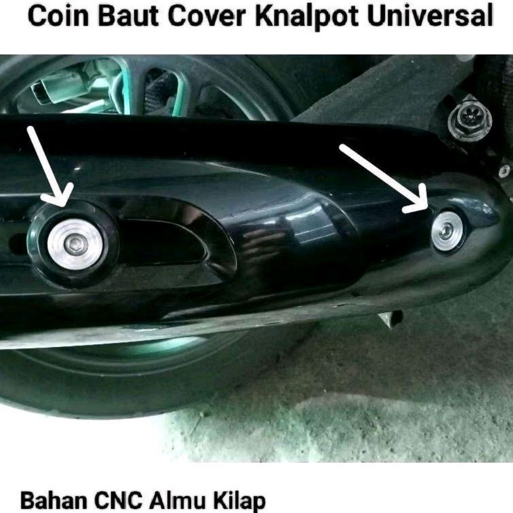 Baut Tameng Cover Knalpot Honda Vario125/150/160 PCX ADV Scoopy Beat Mio Nouvo NMAX AeroxHarga 1 Set