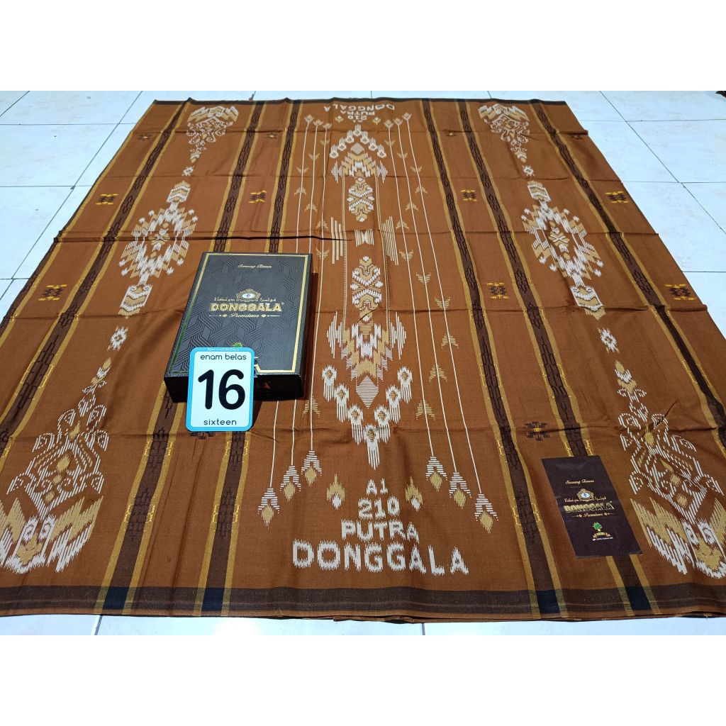 SARUNG DONGGALA KODE P || SARUNG DONGGALA STI & SKT MOTIF SONGKET & PRINT | SARUNG DONGGALA PRIA | S