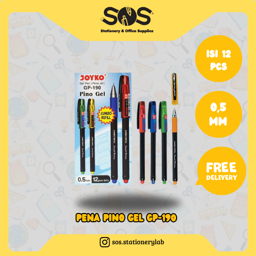 

Pena Joyko Pino Gel GP-190 Hitam