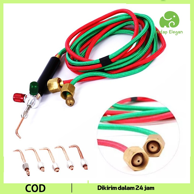 1set Alat Las Torch Alat Las Solder Alat Las Gas Welding Torch Mini Alat Las Gas Mini Solder