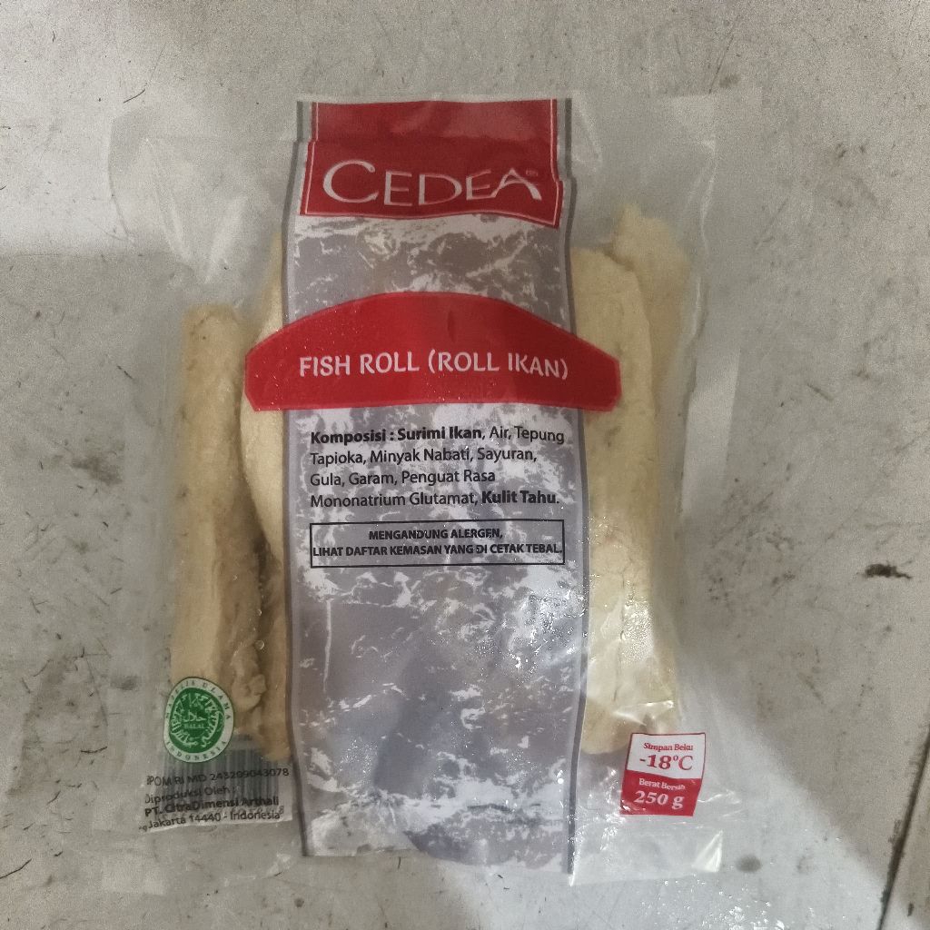 

Fish Roll / Row Roll / Roll Ikan Cedea Lezat Halal 250gr