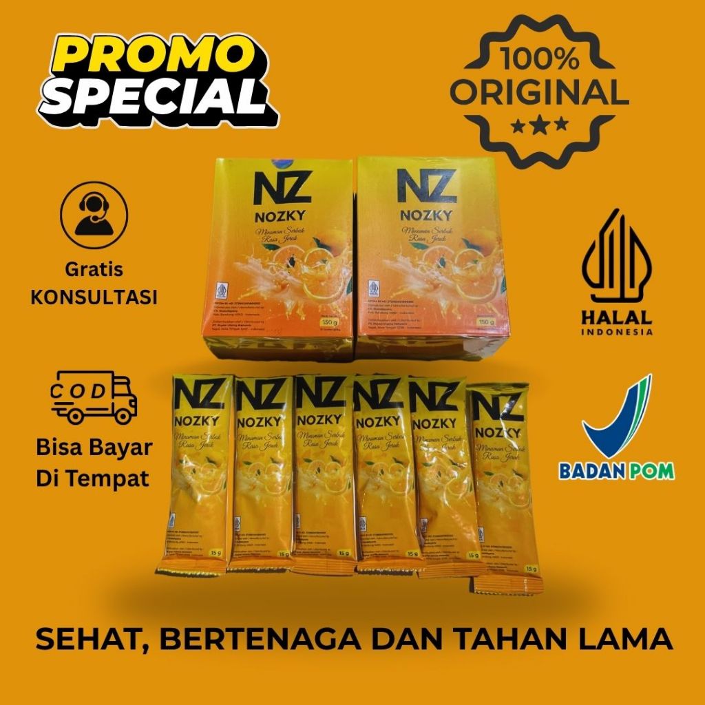 Nozky Ginseng rasa jeruk,pengganti Agneta Redwine