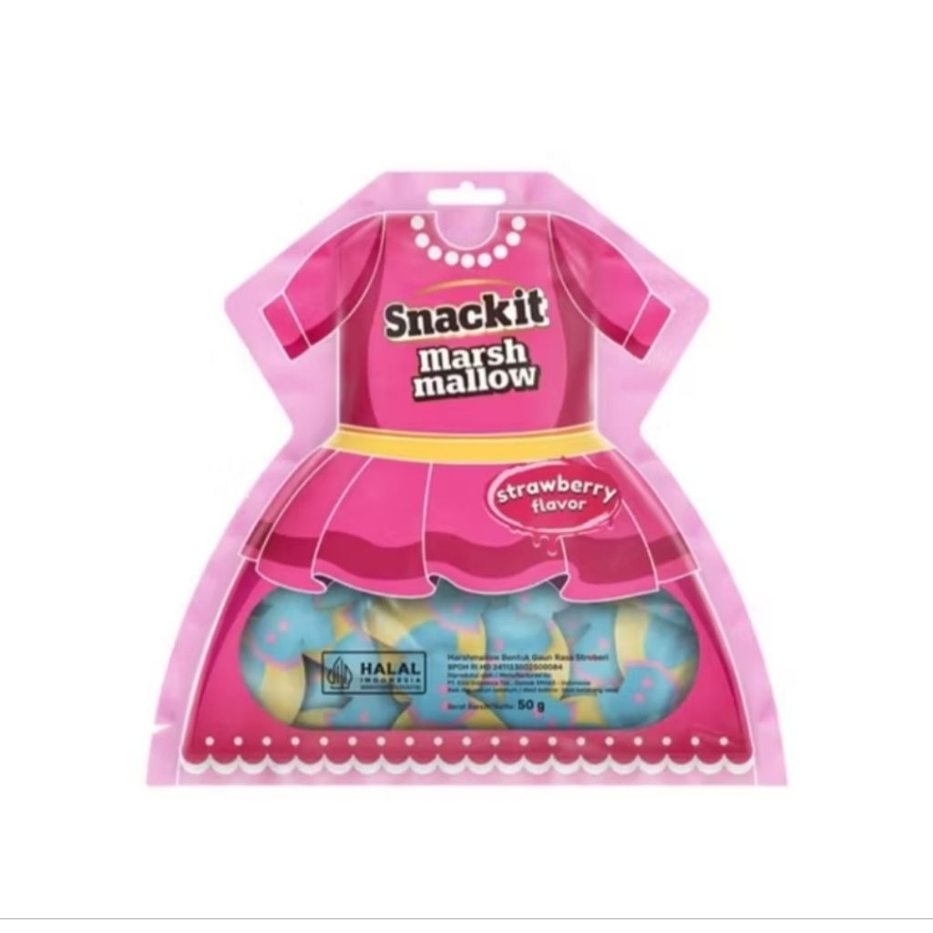 

Snackit Marshmallow Gown Strawberry 50 g