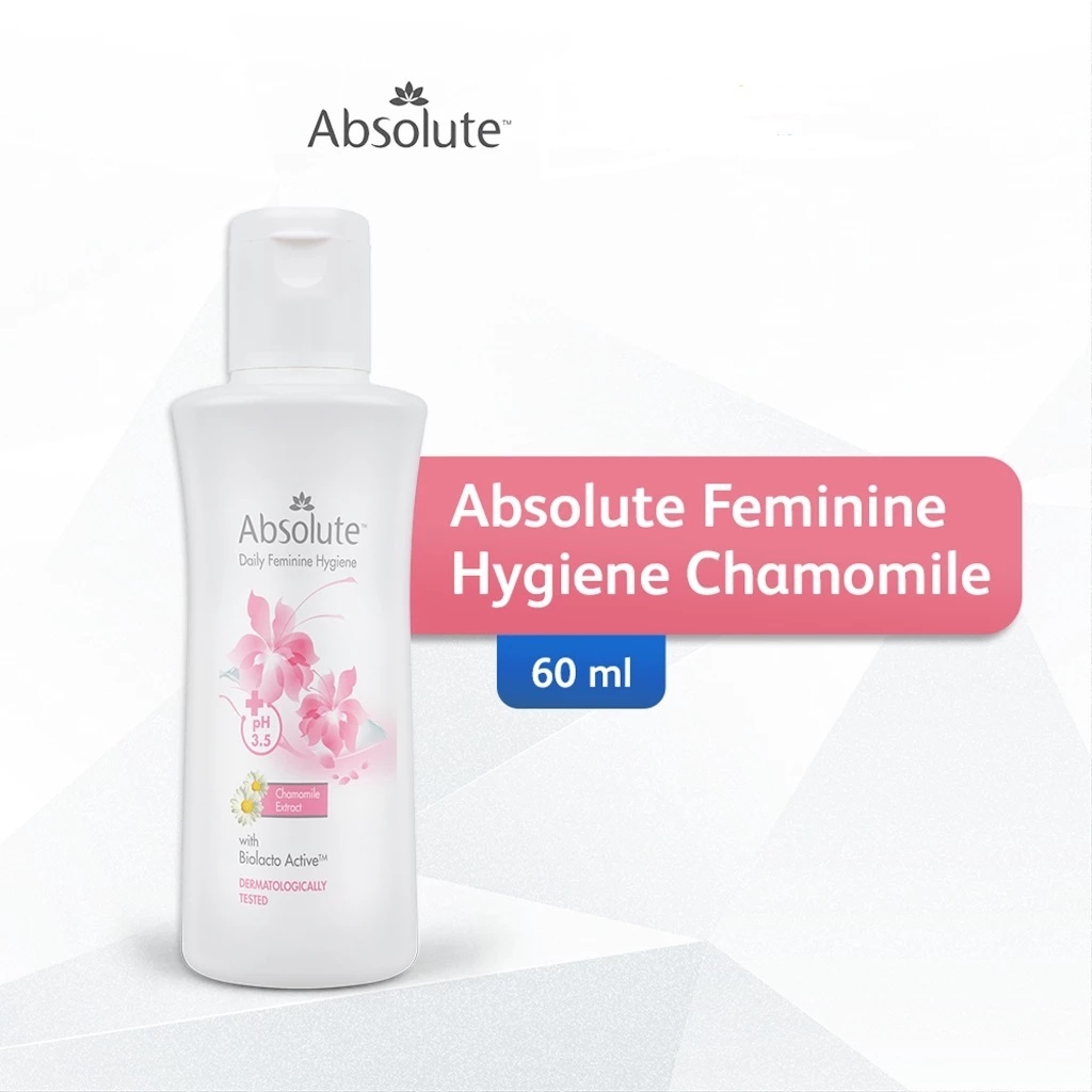 ABSOLUTE FEMININE HYGIENE (60ml) & LACTACYD DAILY FEMININE WASH (60ml)