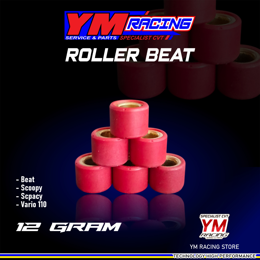 ROLLER BEAT FI 12 GRAM BISA DI MIX ATAU SILANG / ROLLER RACING VARIO 110 12 G KVB | ROLER SCOOPY FI 
