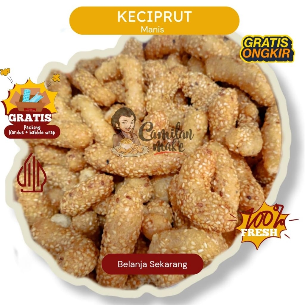 

KECIPRUT | CAMILAN MAK'E | JAJANAN KUE KERING | CEMILAN | SNACK KILOAN