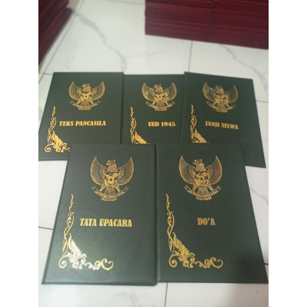 

map upacara//sampul upacara// 1set(5pcs)