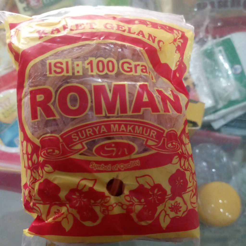 

karet gelang kuning besar 100 gram