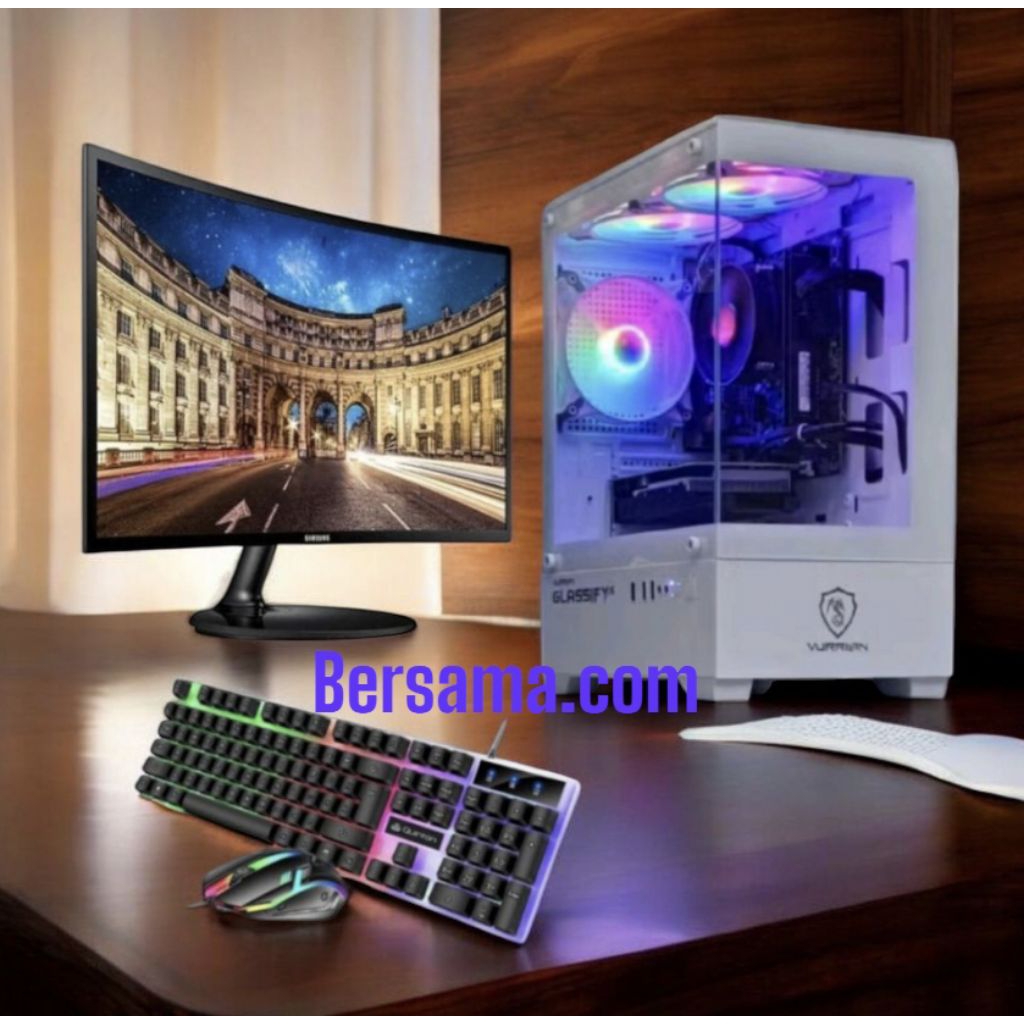 PC GAMING I7 3770 VGA GTX 750TI LED 24 INCH SIAP PAKAI