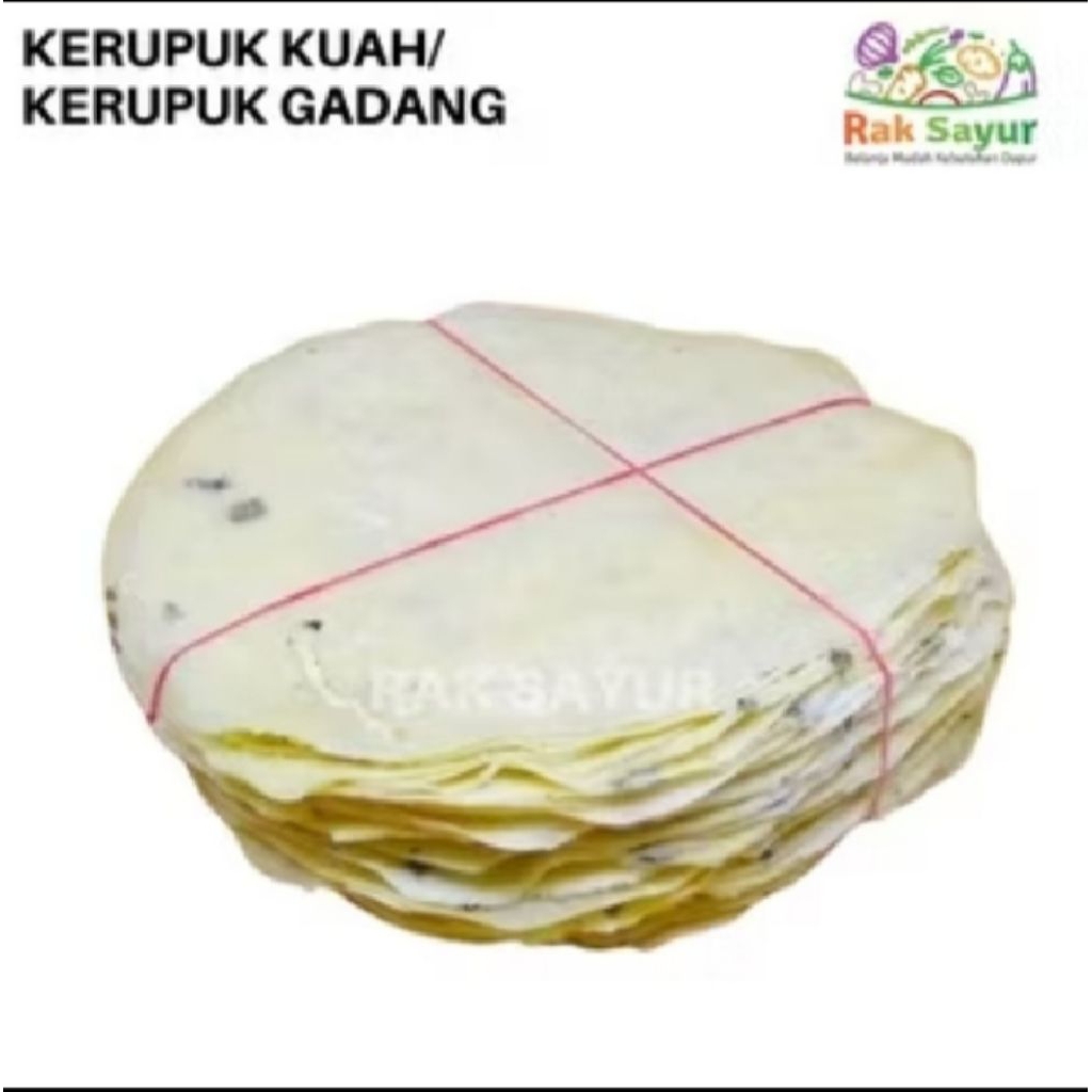 

Kerupuk Kuah Mentah Kerupuk Singkong Asli Minang Isi +/- 50 pcs Kerupuk Kamang