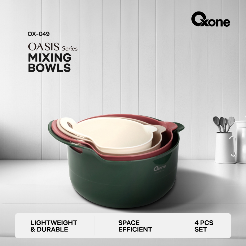 Oxone OX049 Oasis Series Mixing Bowl Set