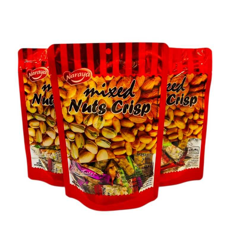 

Naraya Mixed Nuts Crisp 200g Naraya Kacang Mix( pemen Ting Ting )