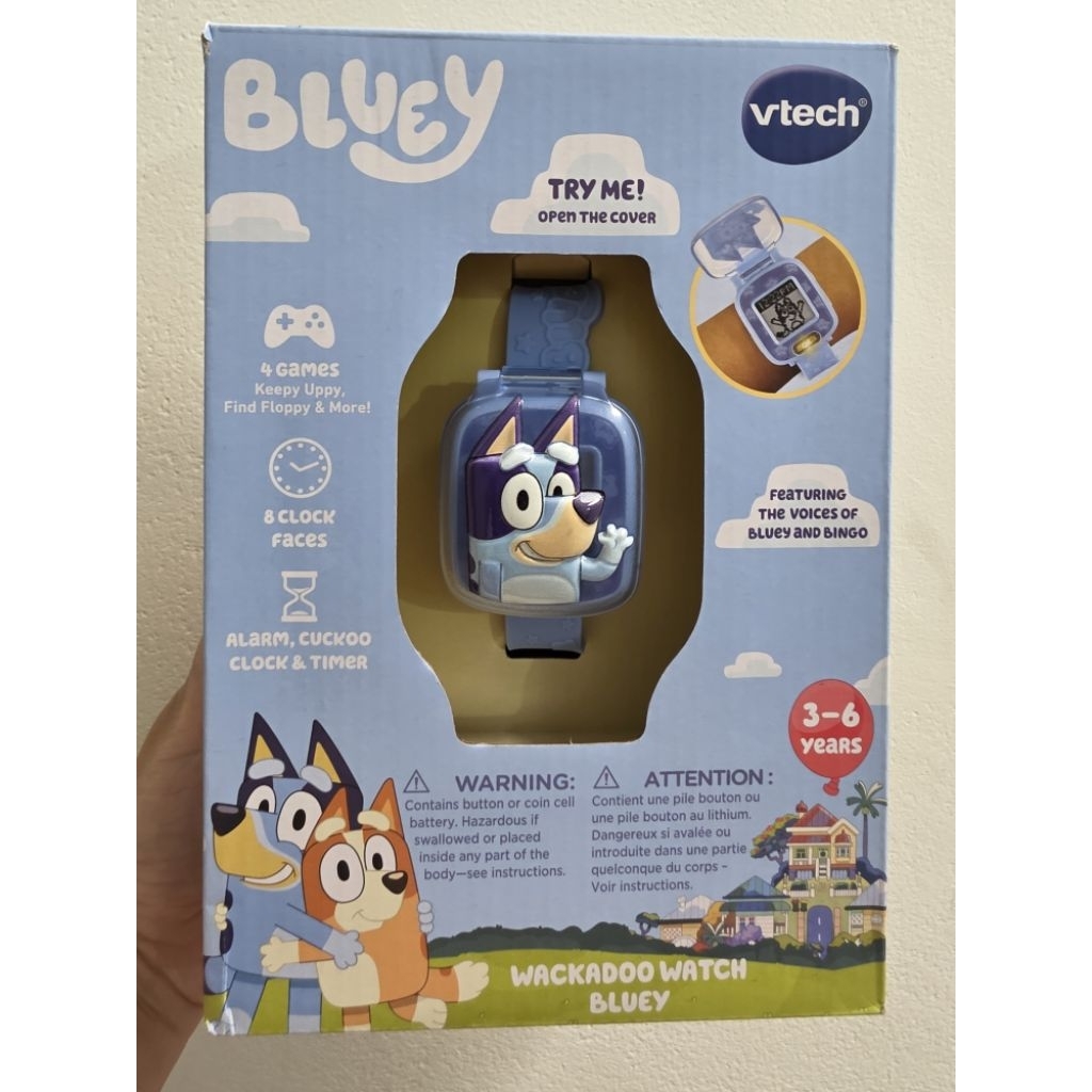 VTech BLUEY WACKADOO WATCH - ORIGINAL USA