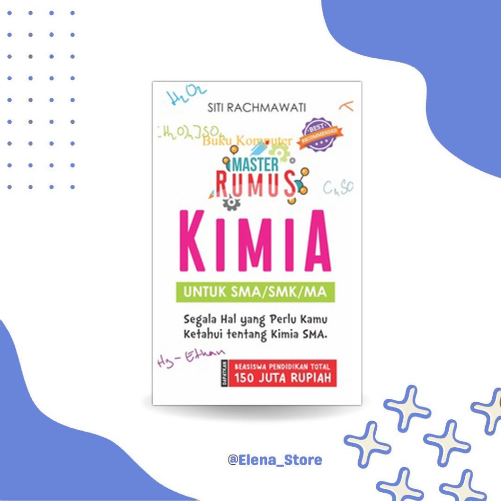 ES30P - Buku Pendidikan " Master Rumus Kimia "  Anak Hebat Indonesia