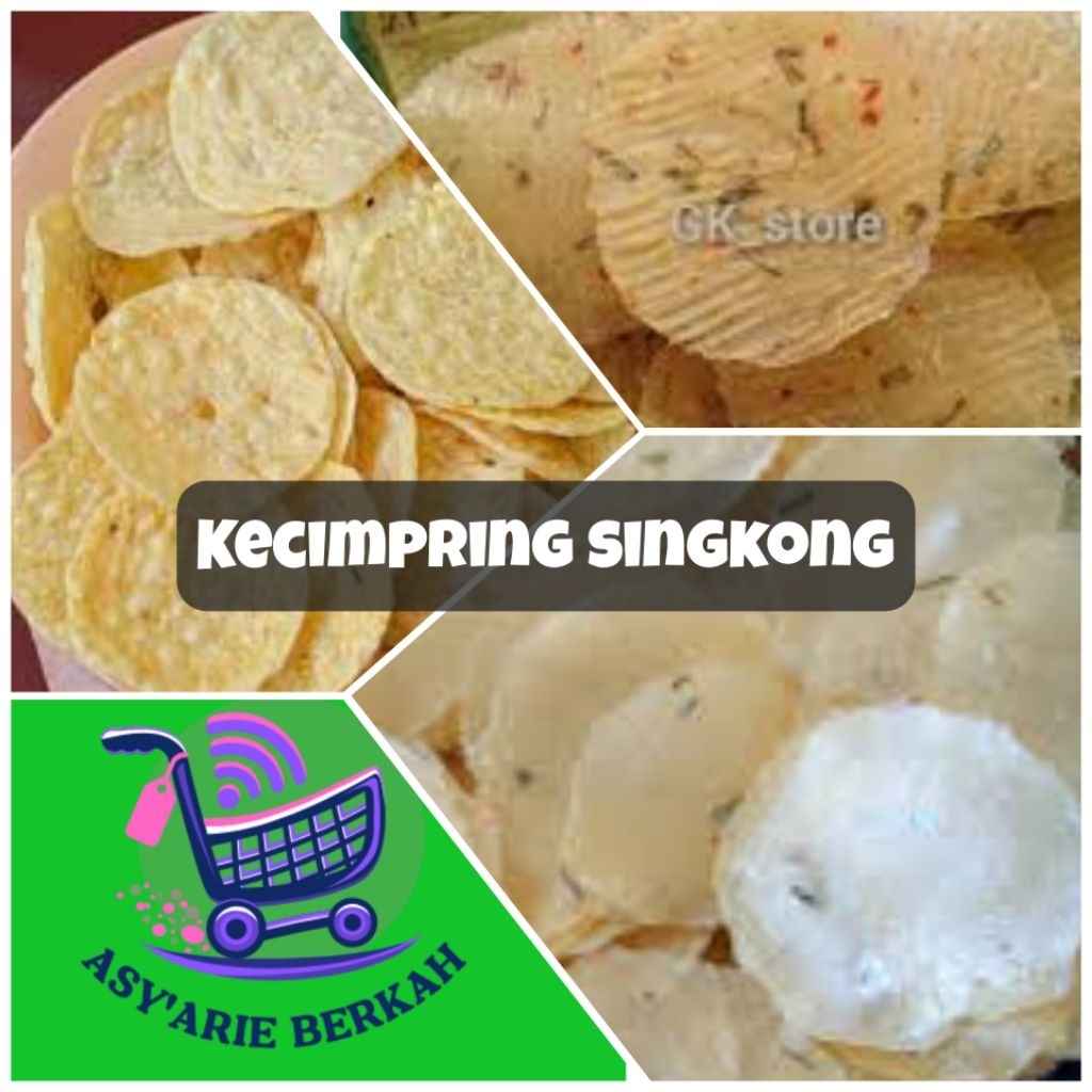 

Kecimpring Singkong/Opak Singkong - Cemilan Tradisional Gurih Dan Renyah