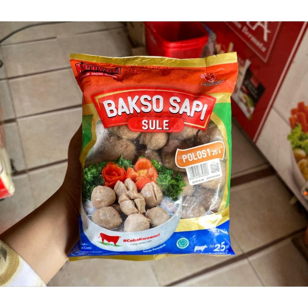 

Bakso sapi Sule polos isi 32