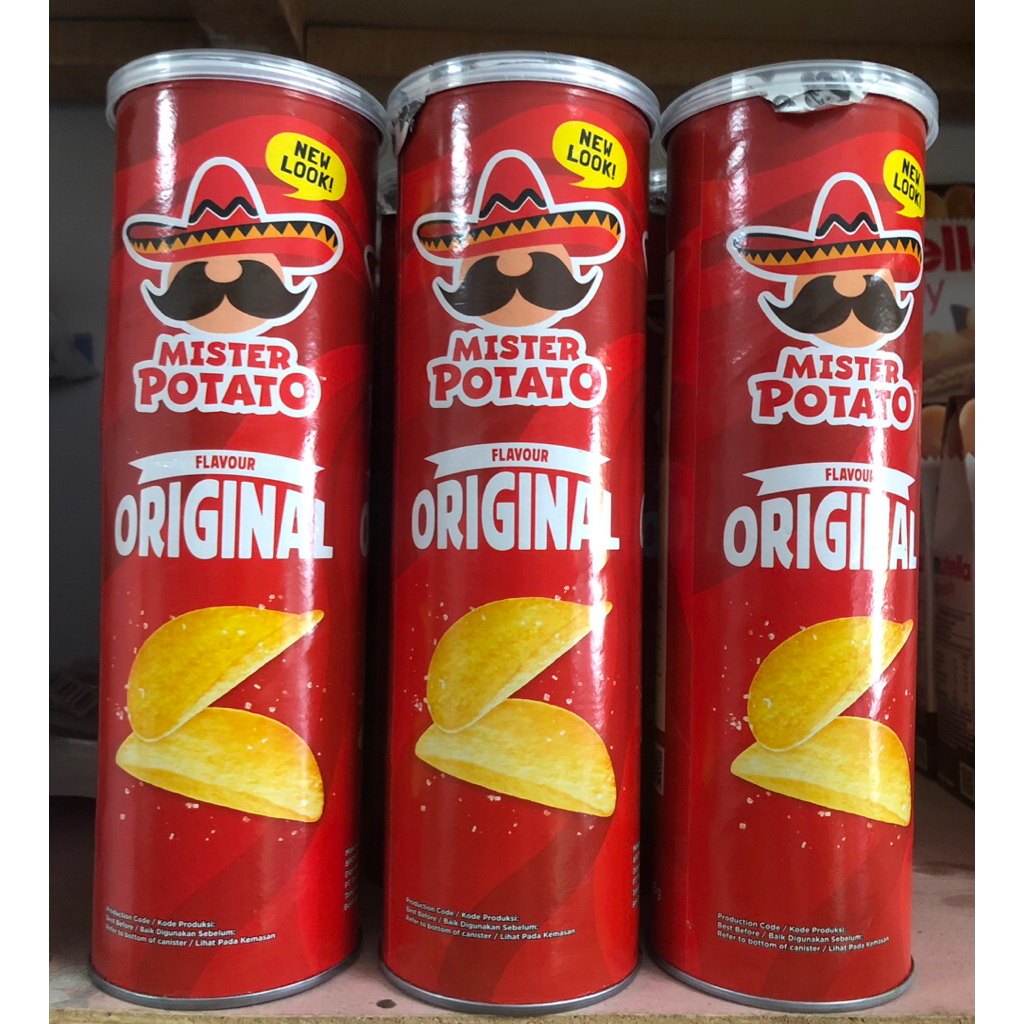 

Mister Potato keripik kentang original 106gr