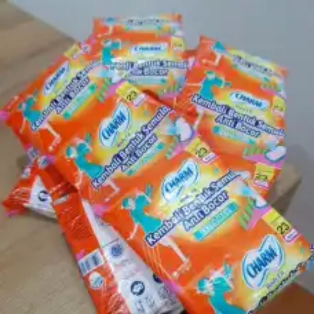 charm pembalut wanita 5 renteng 50 sachet