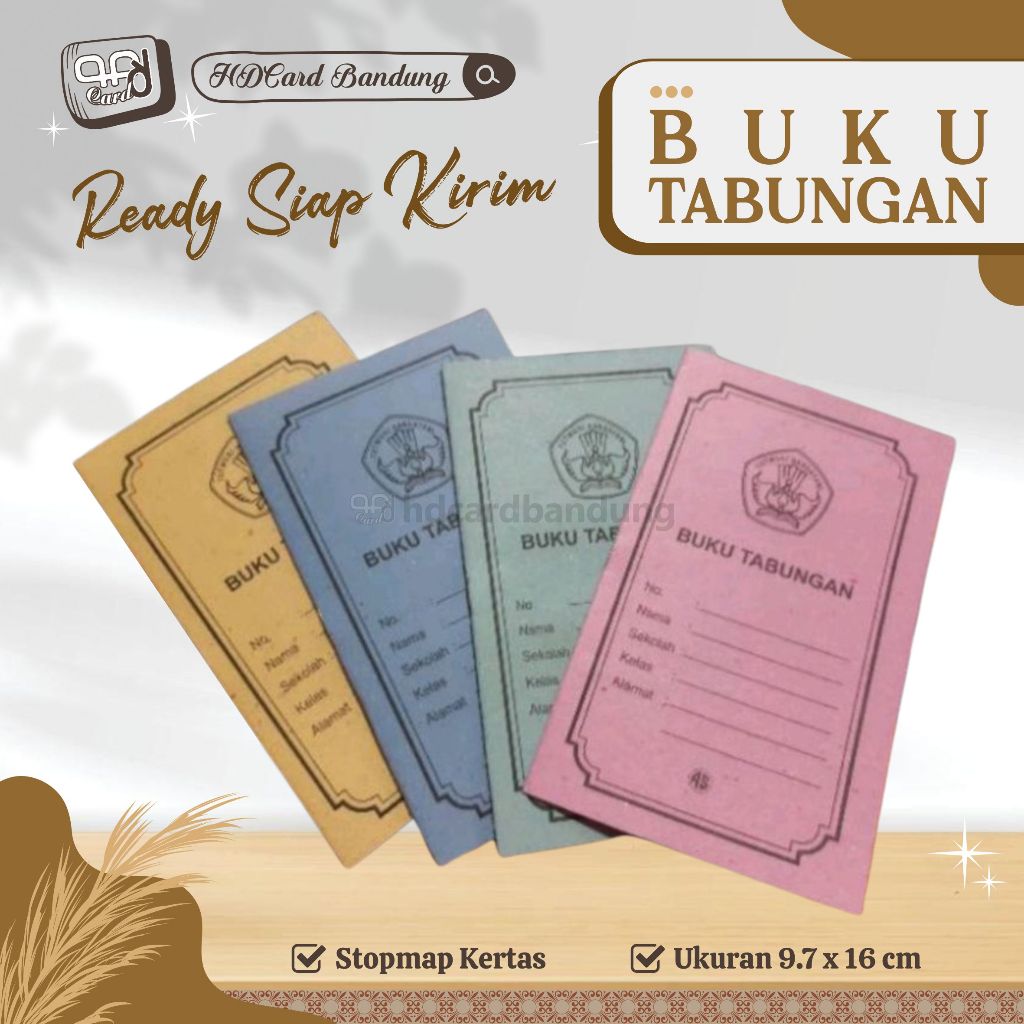 

Buku Tabungan Sekolah Tabungan Anak / Siswa / Arisan dikirim Random