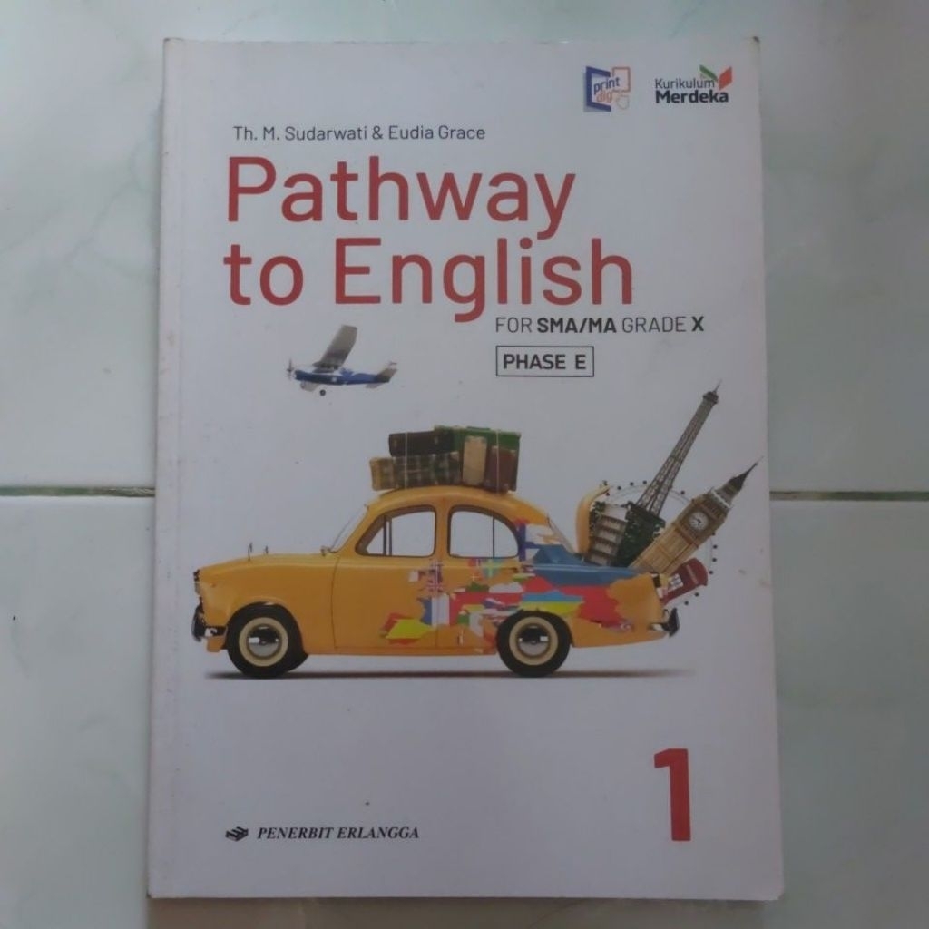 buku erlangga bahasa inggris kelas 10 SMA | buku bekas