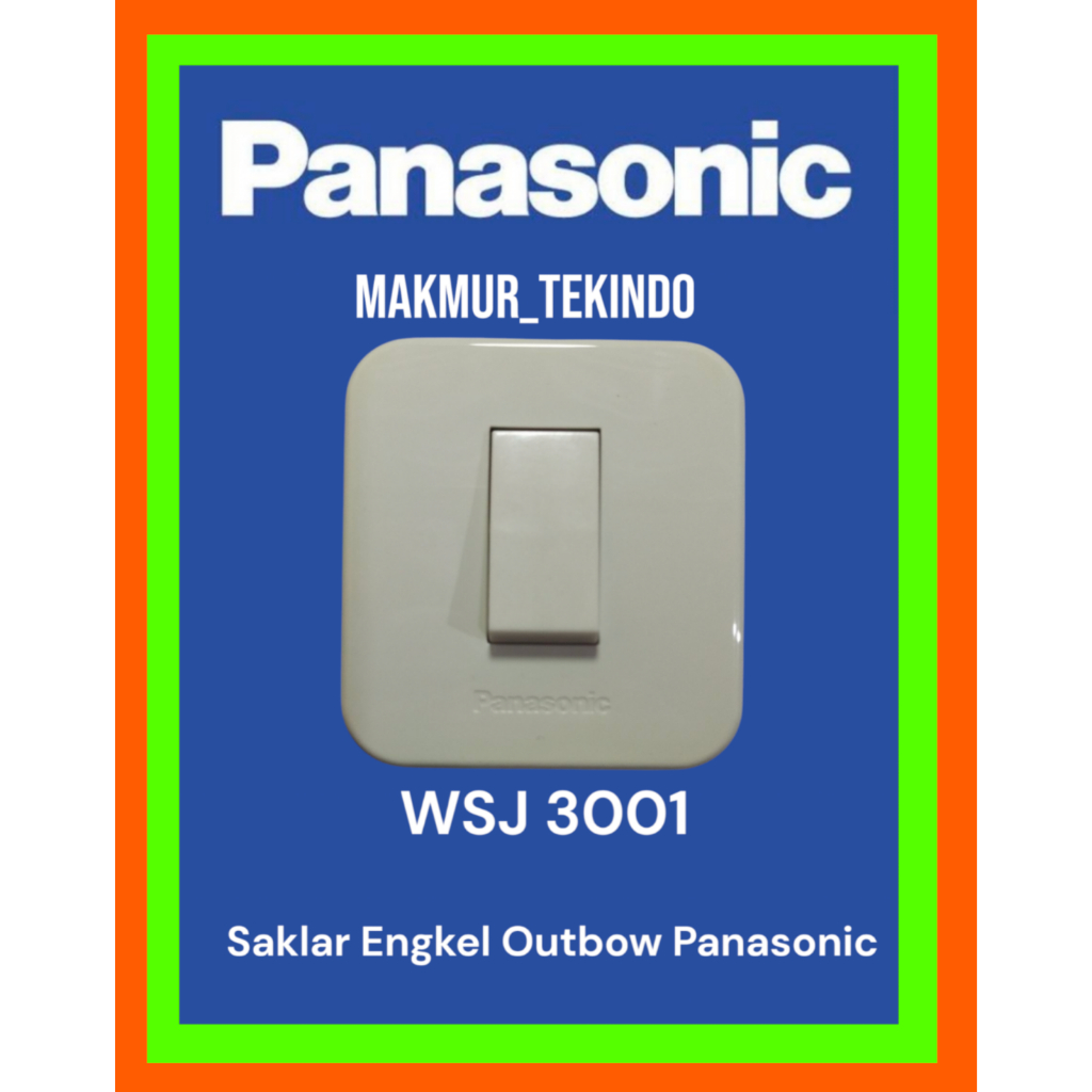 Panasonic Saklar Engkel Outbow WSJ3001# Saklar Outbow Panasonic Single Switch